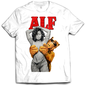 Alf x Janet Vintage Mint White Tee