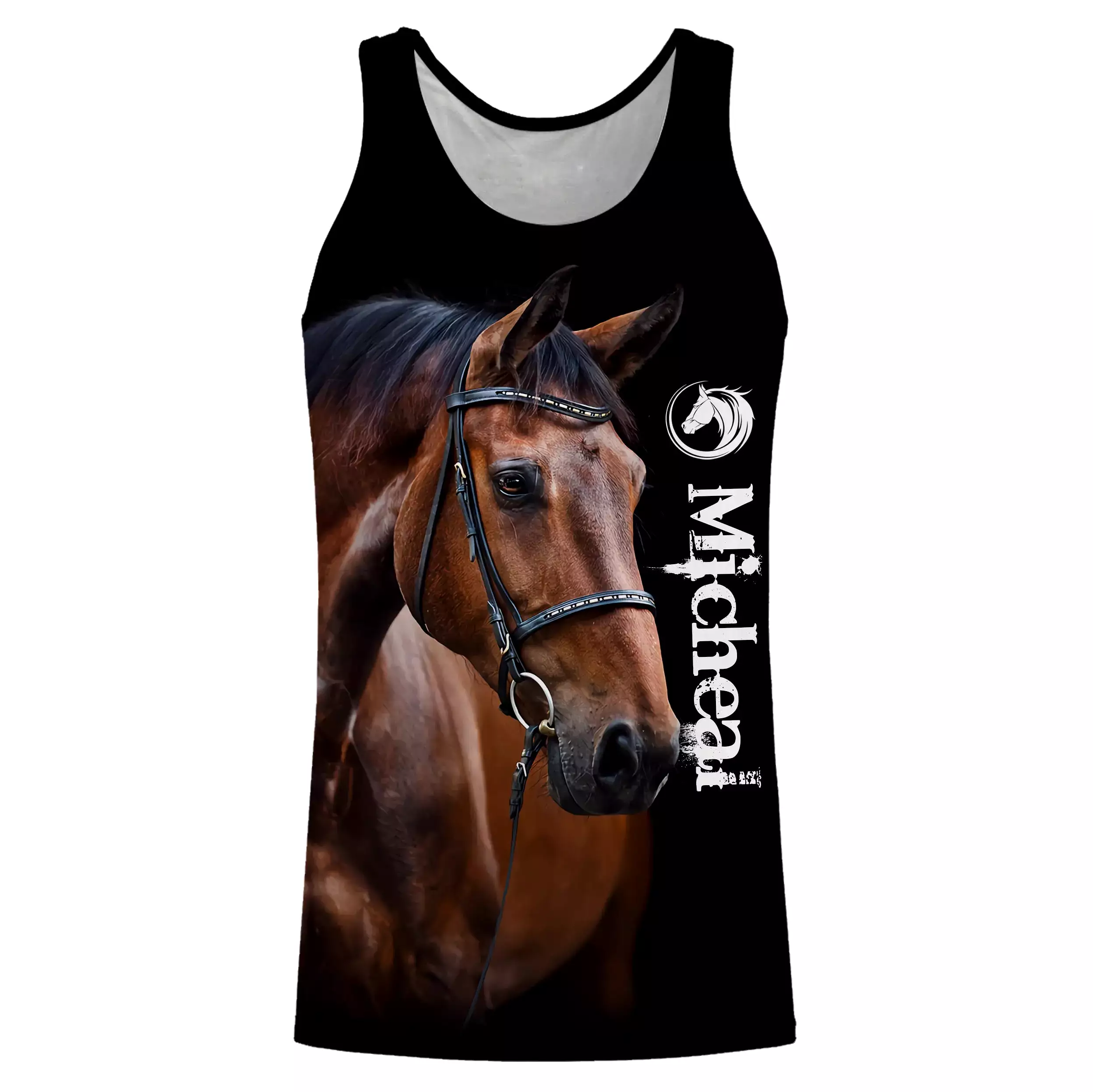 Amoureux des Chevaux, Chevaux Passion, 3D All-Over Tee shirt Personnalisé, Cadeau pour Homme Femme, Enfant qui Aime Les Chevaux 