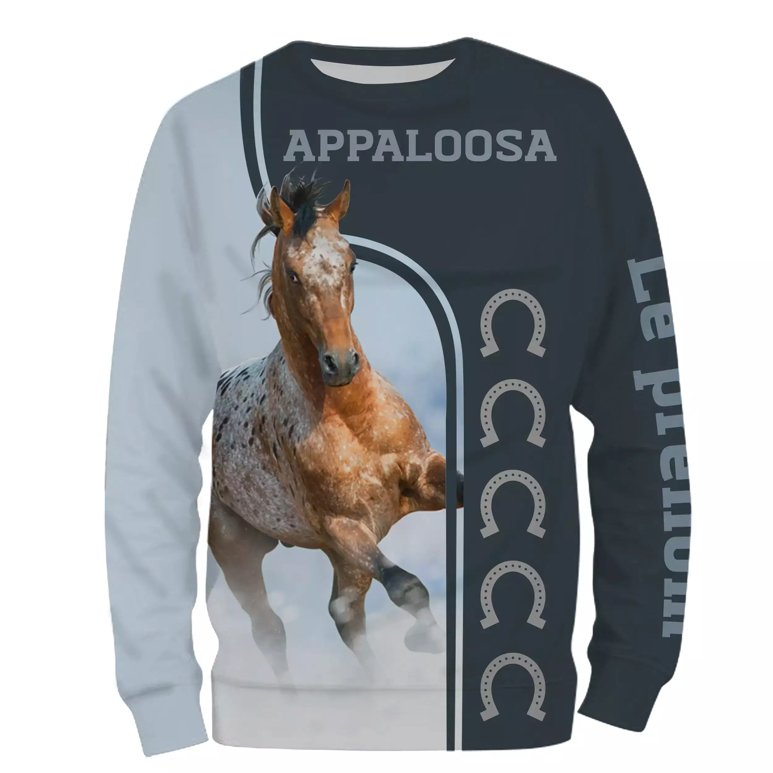 Appaloosa Cheval, Race de Chevaux de Selle Etats-Unis, Amoureux des Chevaux, Chevaux Passion, 3D All-Over Tee Shirt Personnalisé