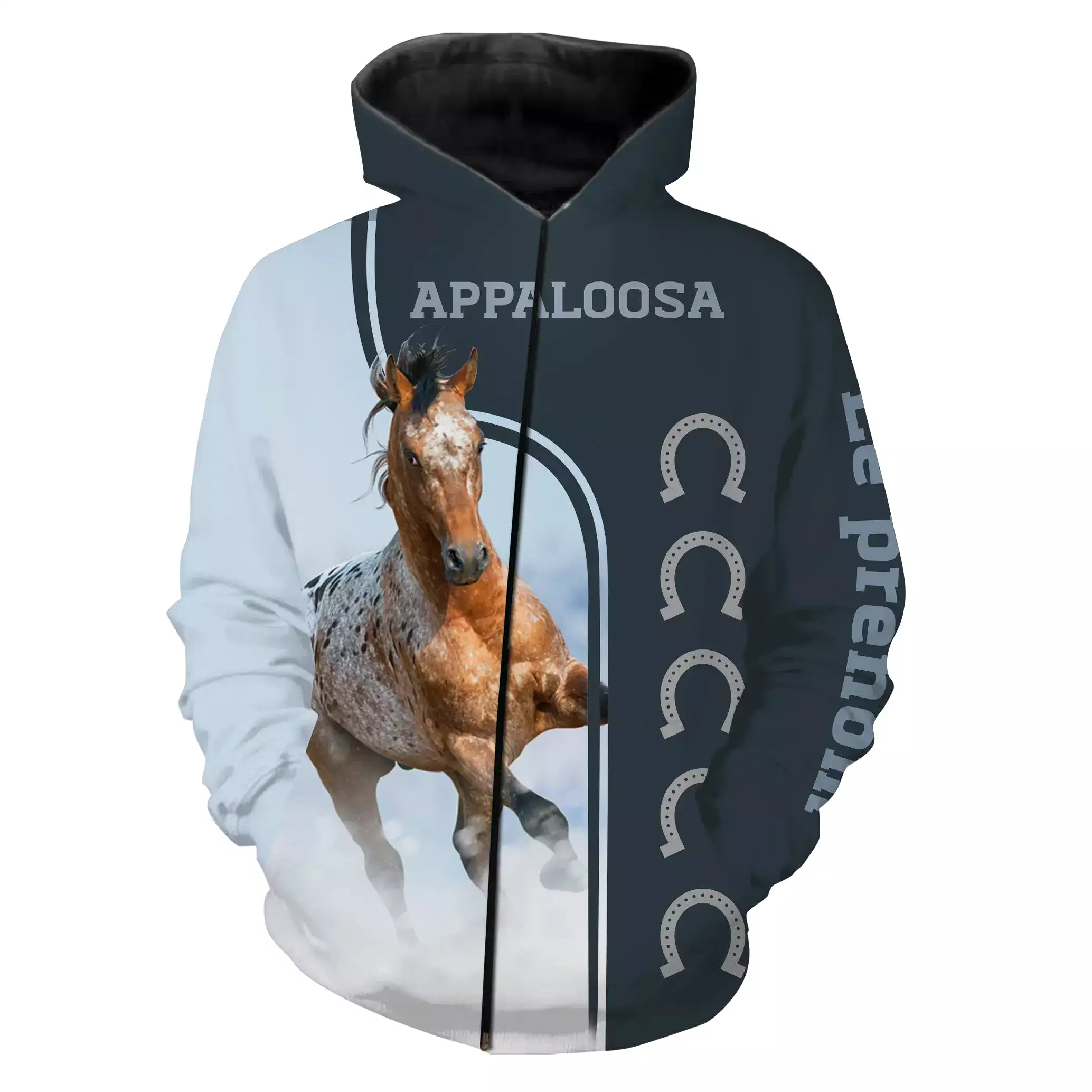 Appaloosa Cheval, Race de Chevaux de Selle Etats-Unis, Amoureux des Chevaux, Chevaux Passion, 3D All-Over Tee Shirt Personnalisé