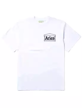 Aries Womens Temple SS Tee White