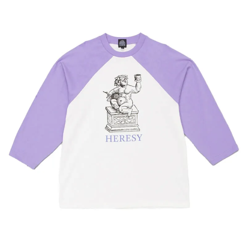 Bacchus LS Tee - Lavender / White