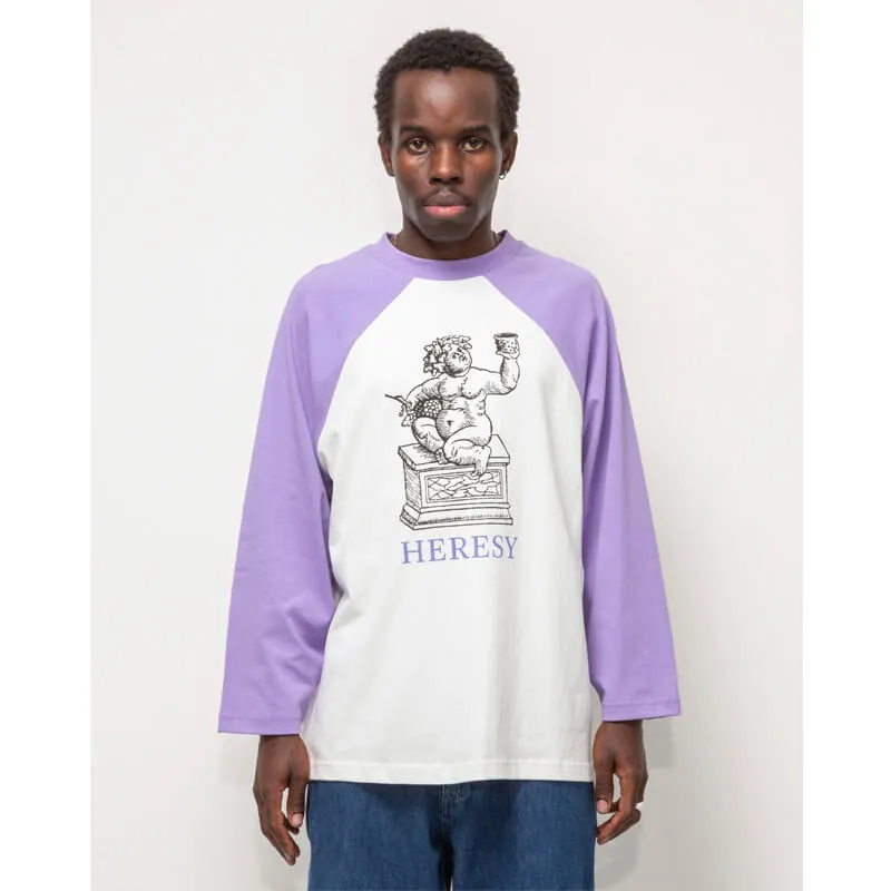 Bacchus LS Tee - Lavender / White