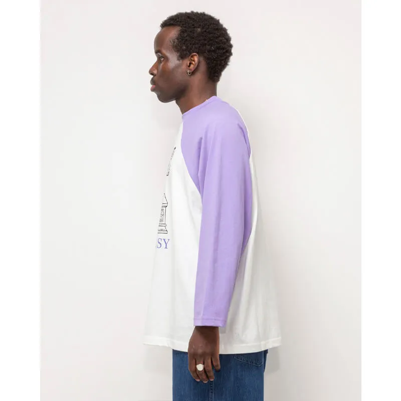 Bacchus LS Tee - Lavender / White