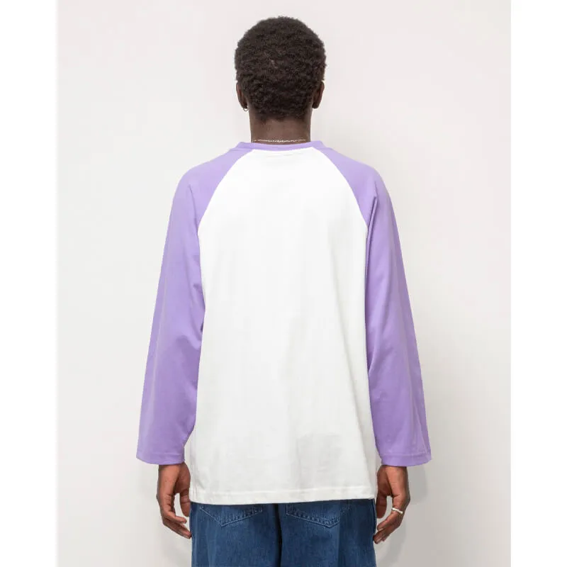 Bacchus LS Tee - Lavender / White