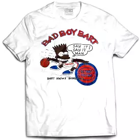 Bad Boy Bart Simpson Vintage Mint White Tee