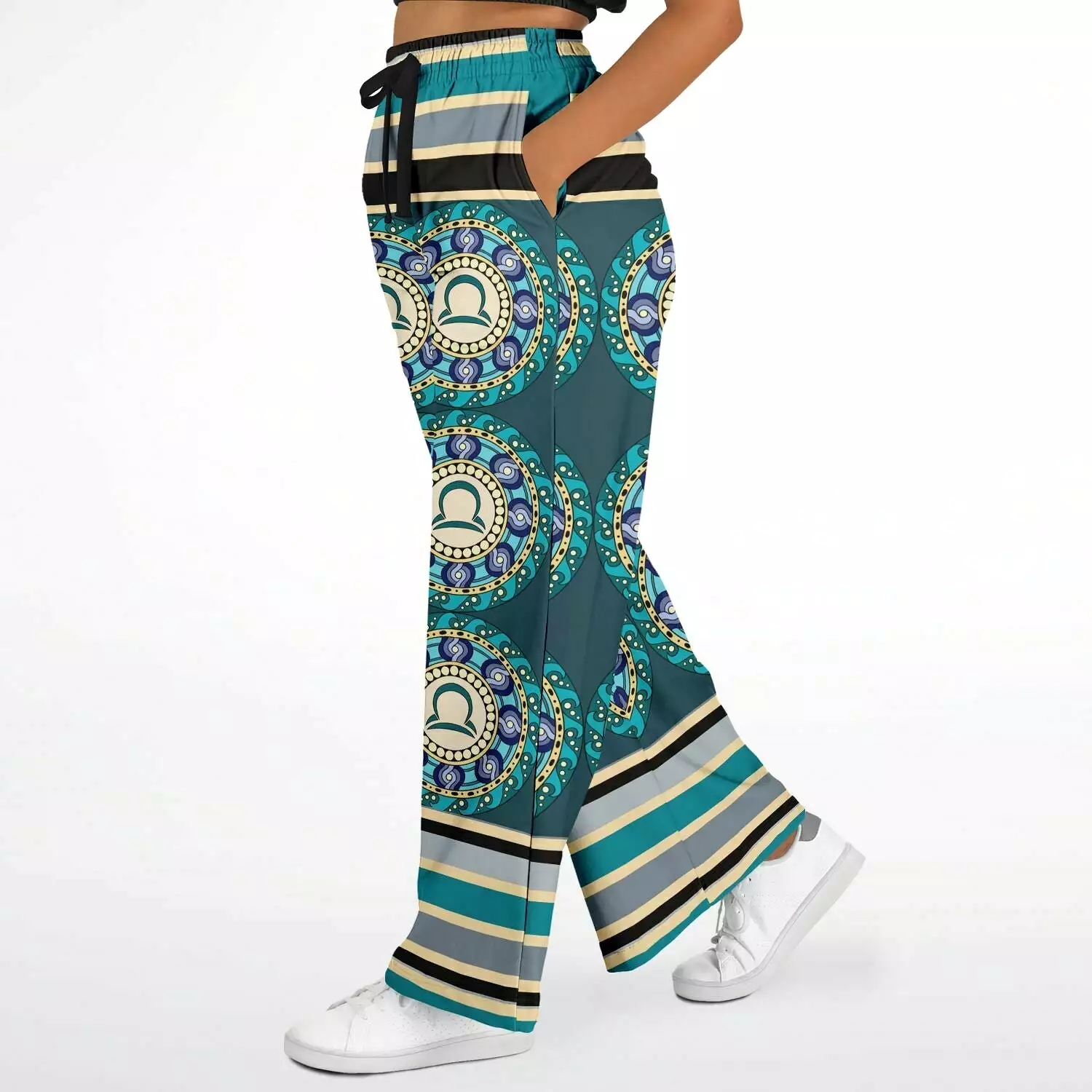 Balanced Life Eco-Poly Stretchy Phat Bellbottoms