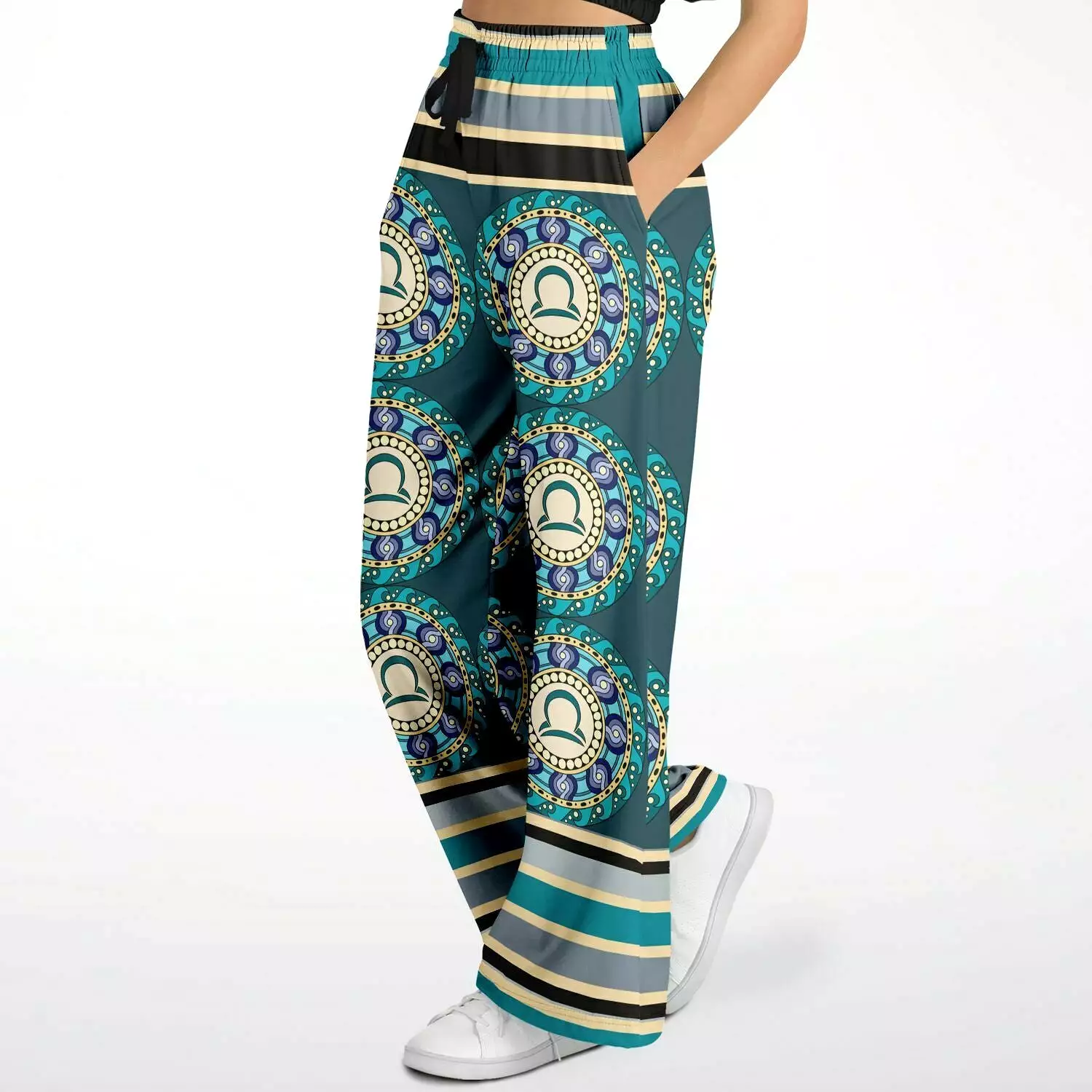 Balanced Life Eco-Poly Stretchy Phat Bellbottoms