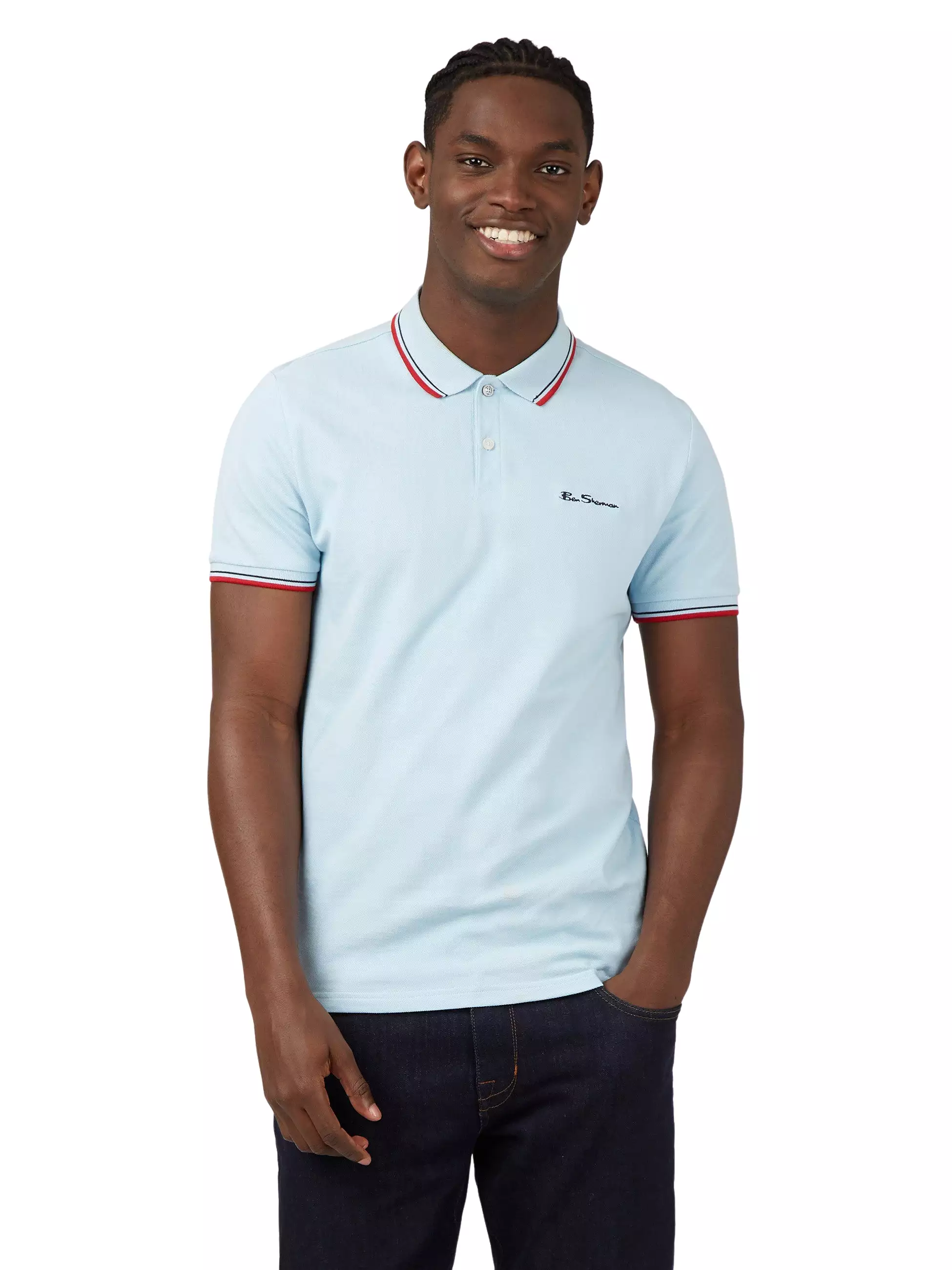 Ben Sherman Mens Polo T-Shirt 'Signature Polo'