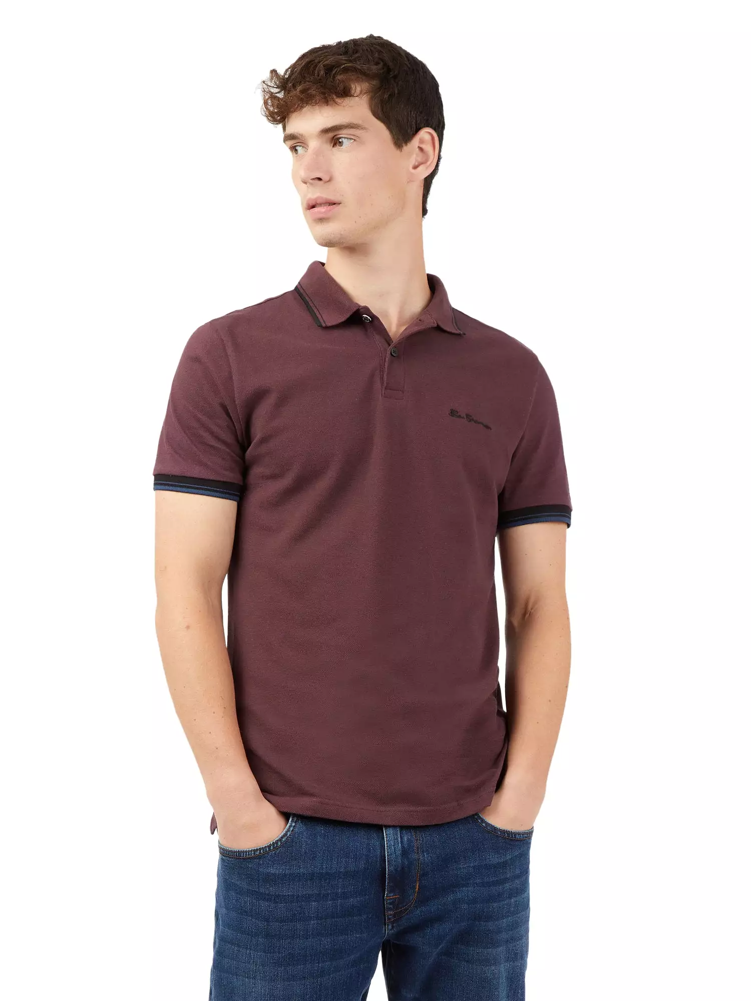 Ben Sherman Mens Polo T-Shirt 'Signature Polo'