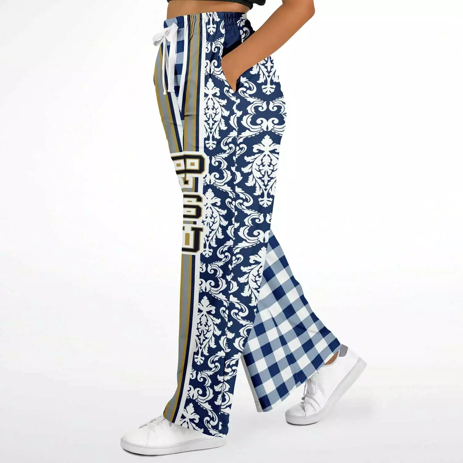 Blue Gables Eco-Poly Stretchy Phat Bellbottoms