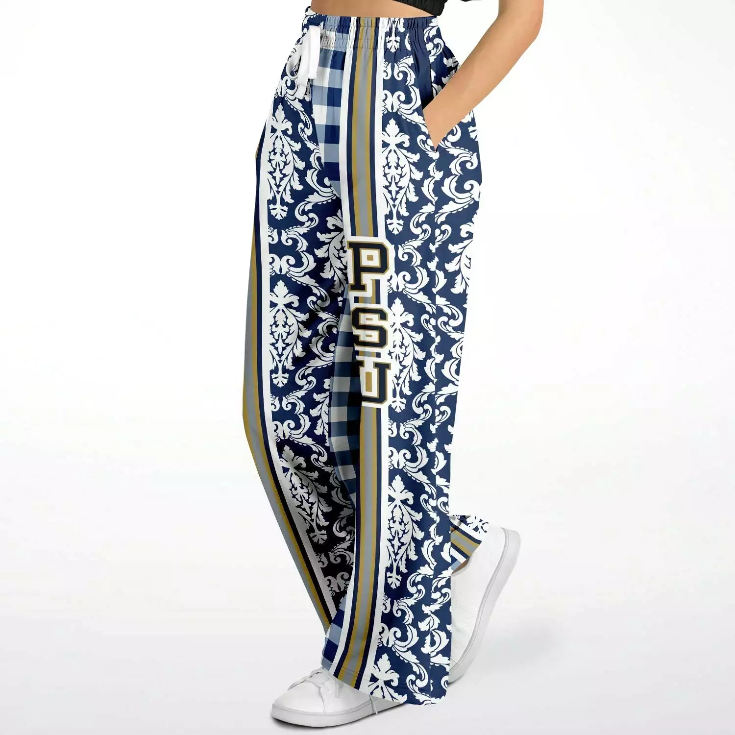 Blue Gables Eco-Poly Stretchy Phat Bellbottoms