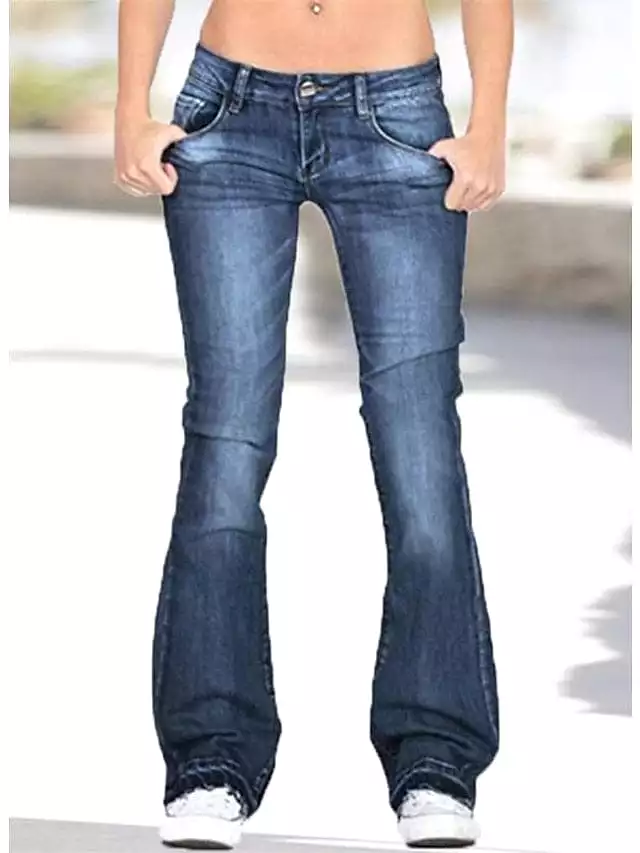 Bootcut Denim Pants with Tummy Control and Butt Enhancer