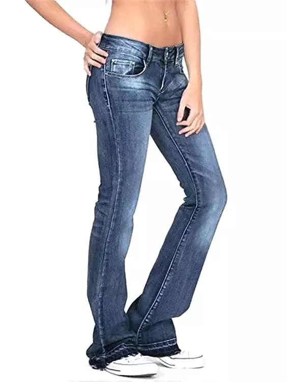 Bootcut Denim Pants with Tummy Control and Butt Enhancer