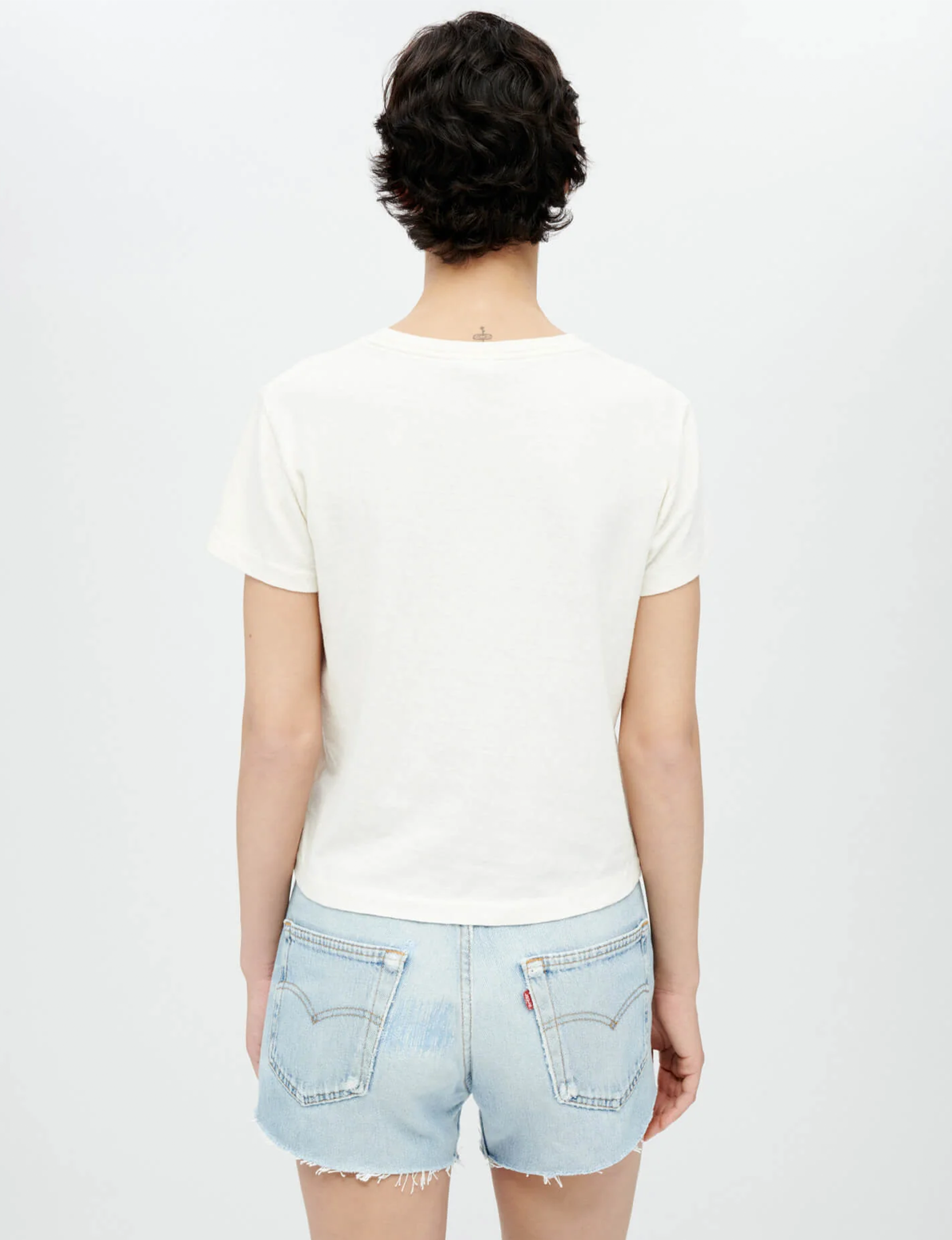 Boy Tee, Vintage White