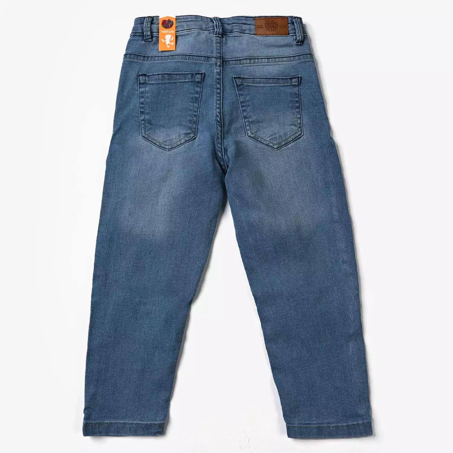 Boys Denim Pant Revers -LT.Blue