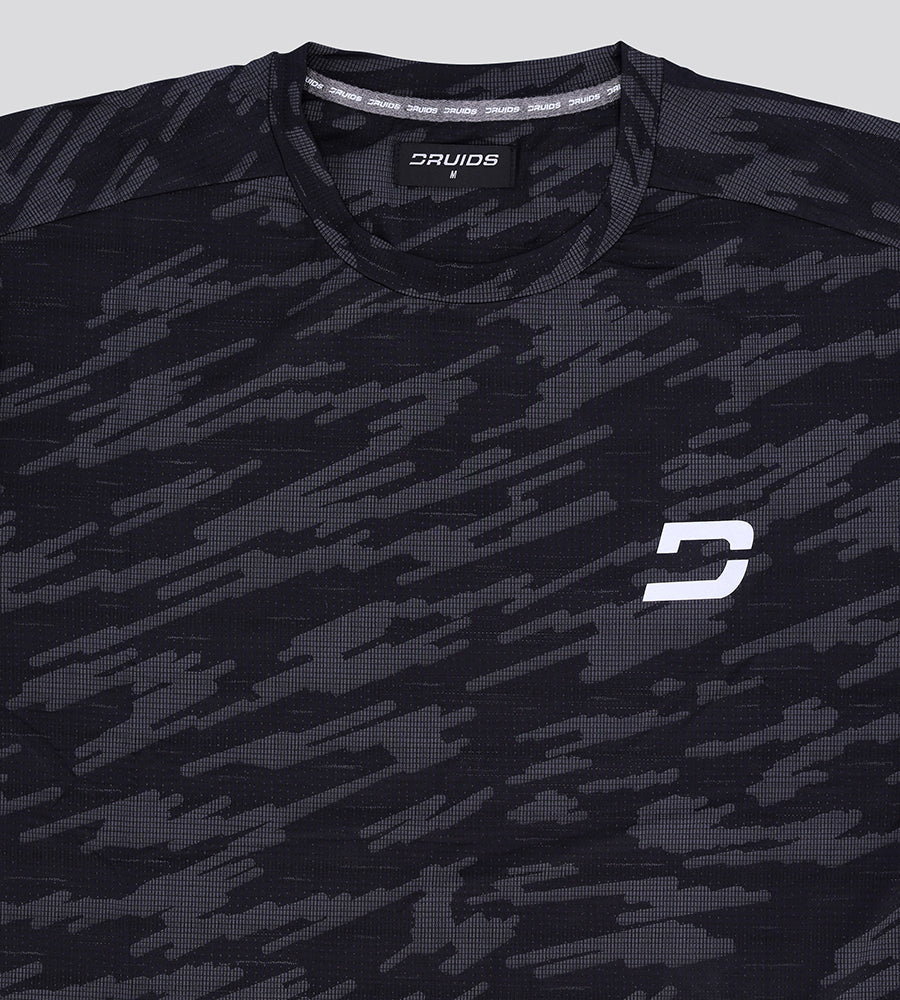 CAMO SPORTS TEE - BLACK