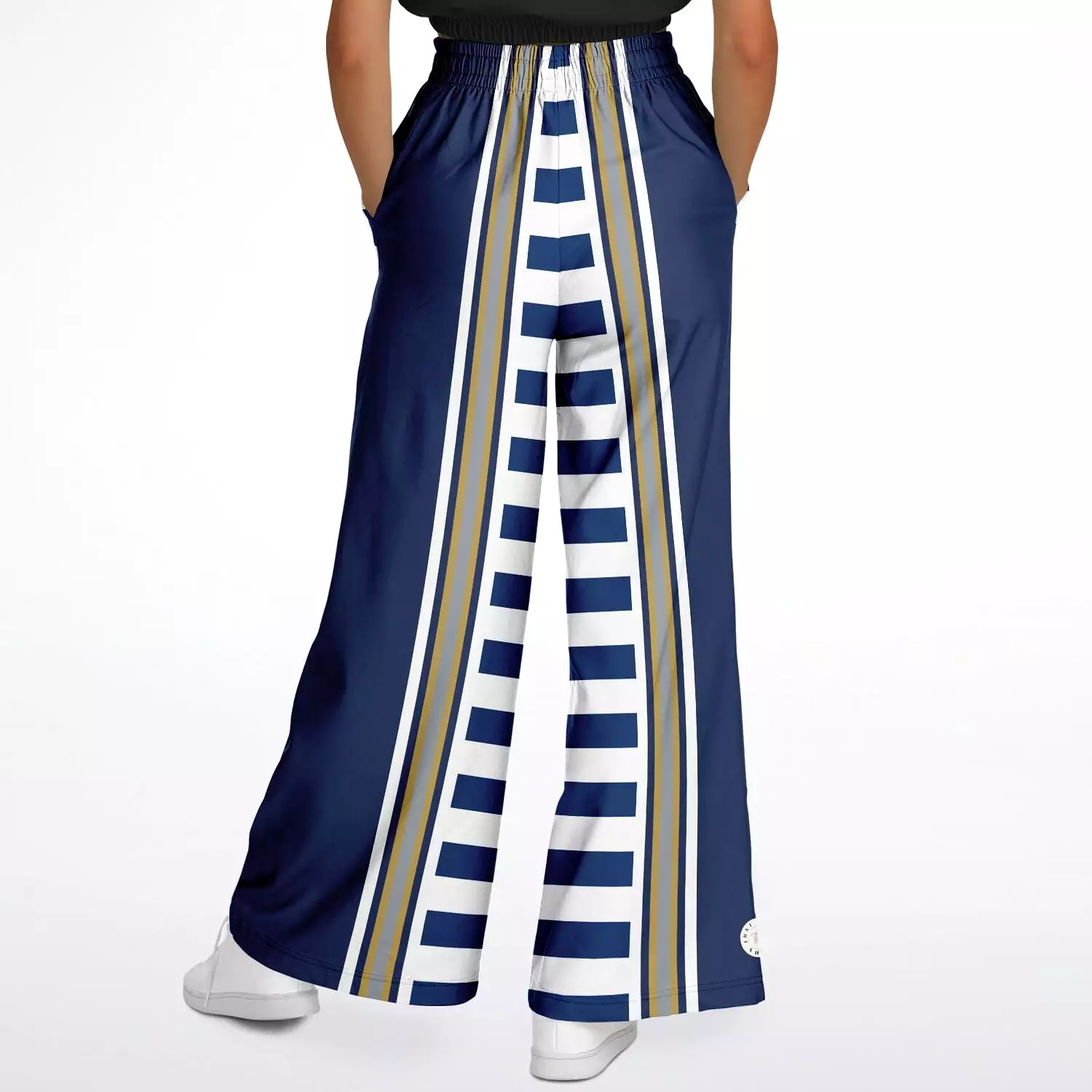 Captain Jack Sailor Stripe Eco-Poly Stretchy Phat Bellbottoms