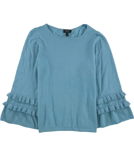 Charter Club Womens Ruffle Sleeve Pullover Sweater