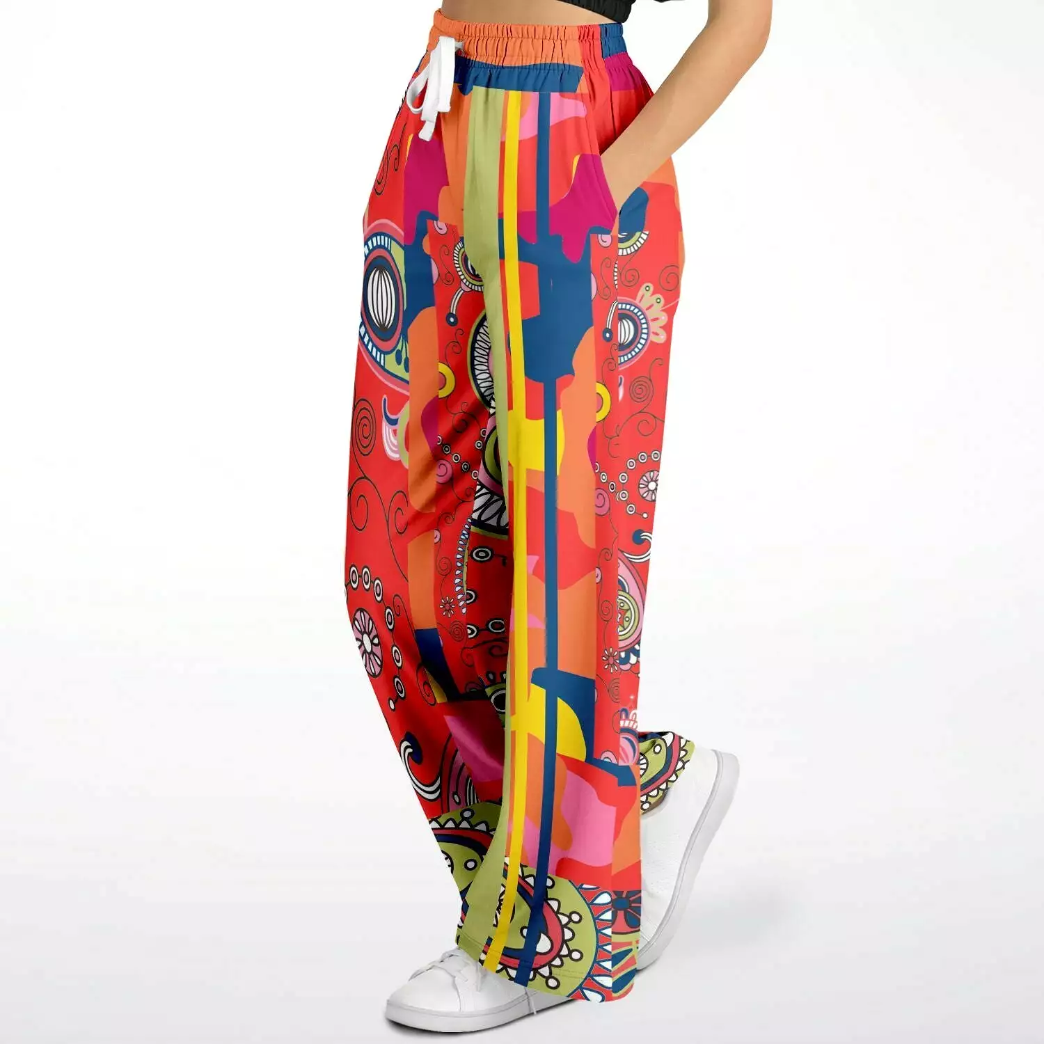 Chili Pepper Camouflage SW Stretchy Phat Bellbottoms