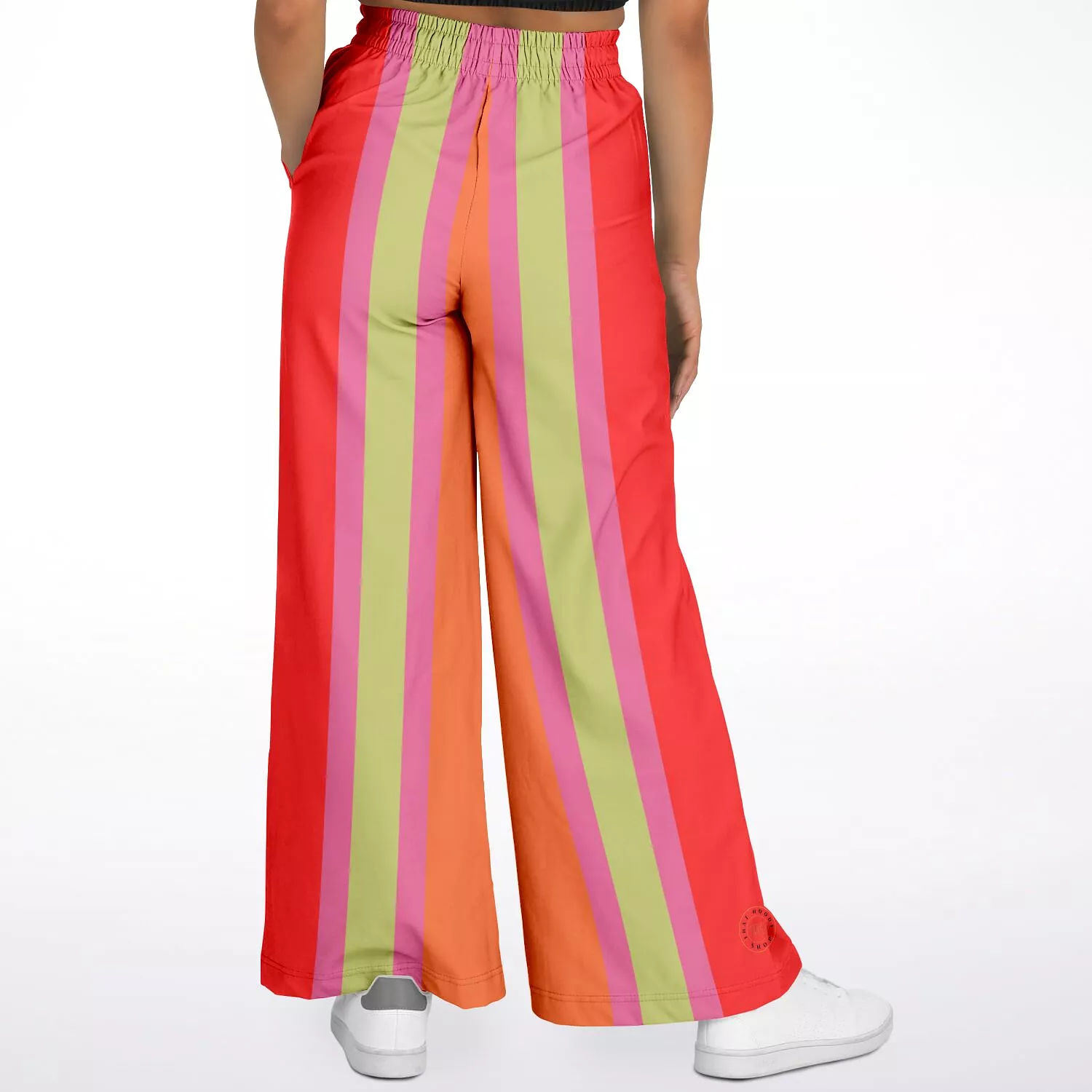 Chili Pepper Colorblock Camo Trio Eco-Poly Stretchy Phat Bellbottoms