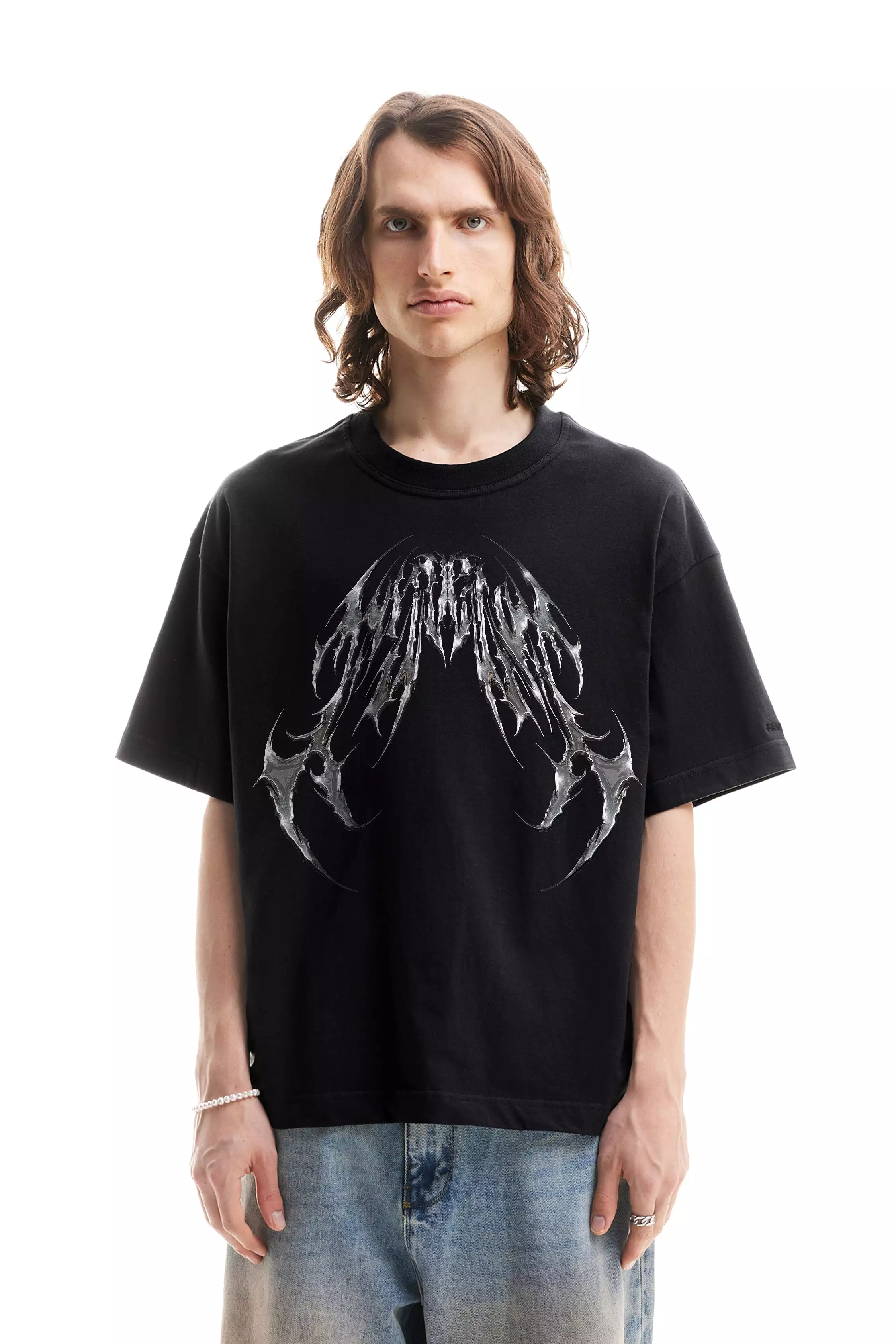 CHROME METAL BLACK T-SHIRT