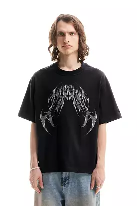 CHROME METAL BLACK T-SHIRT