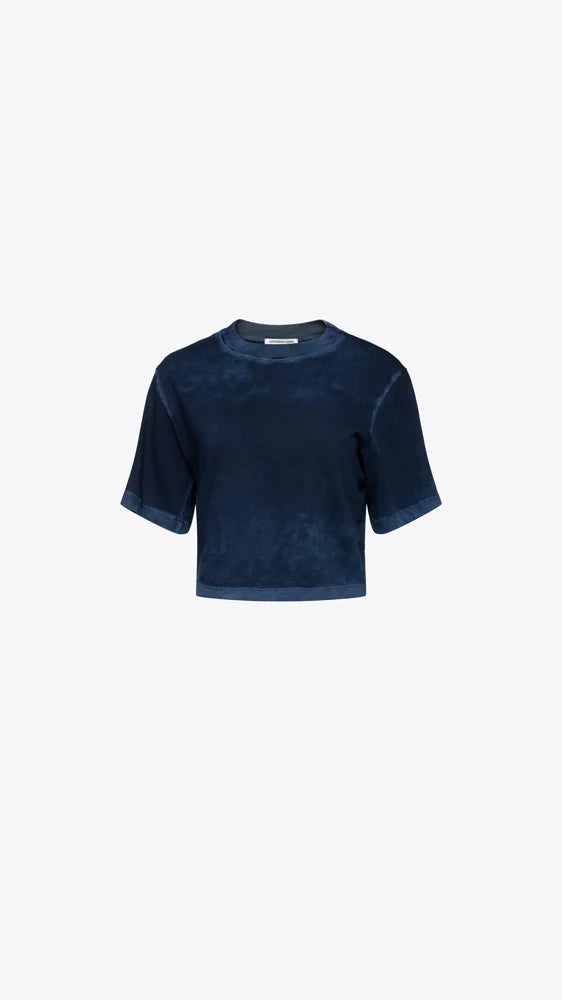 COTTON CITIZEN Tokyo Crop Tee - Vintage Navy