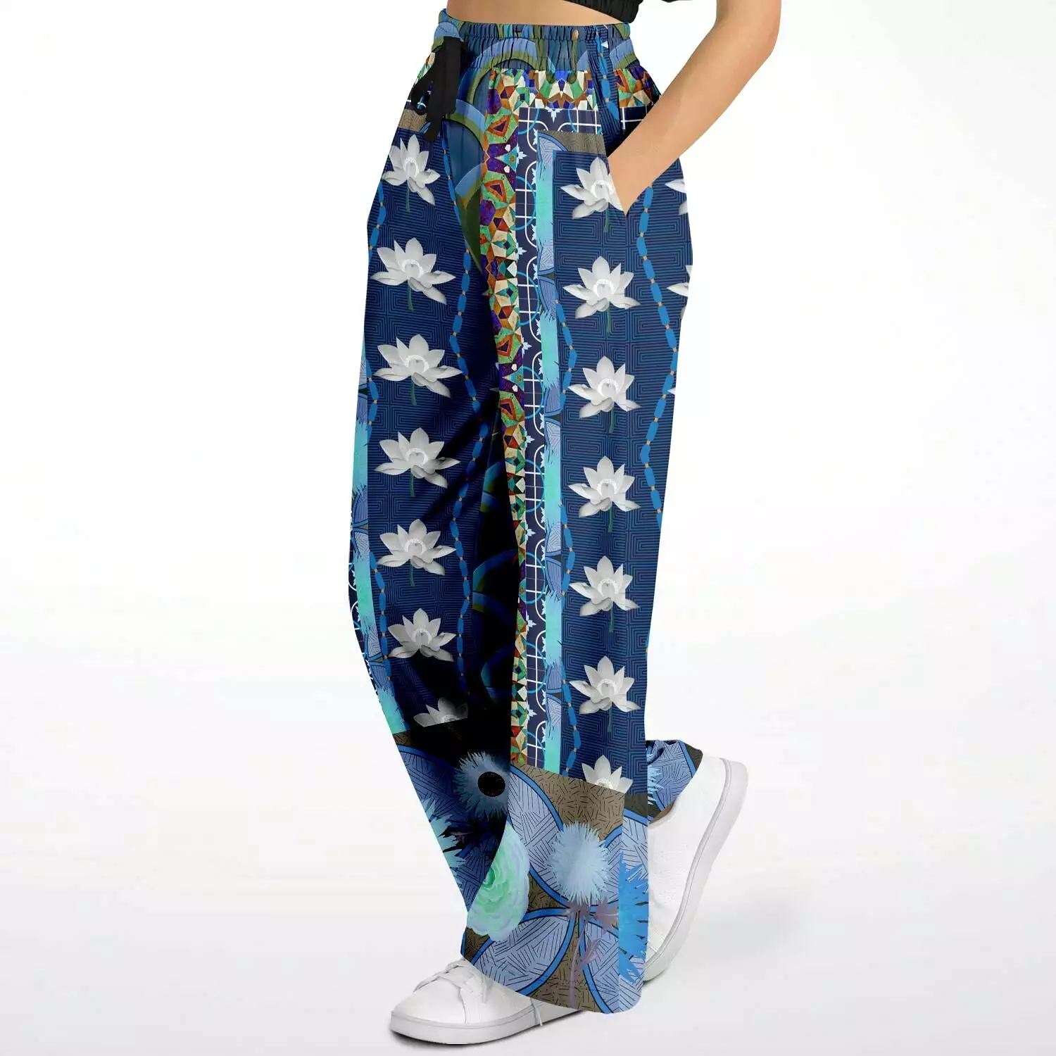 Dahlia Lama Eco-Poly Stretchy Phat Bellbottoms