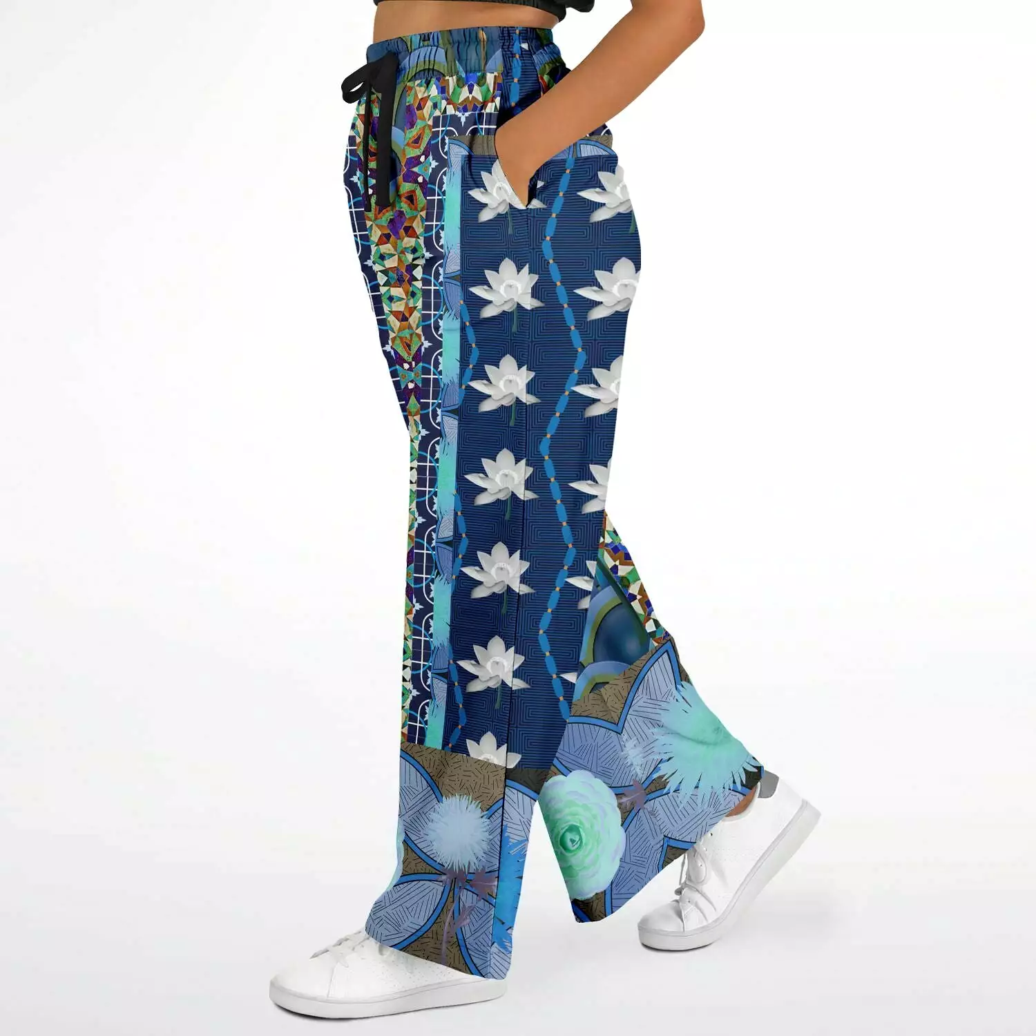 Dahlia Lama Eco-Poly Stretchy Phat Bellbottoms