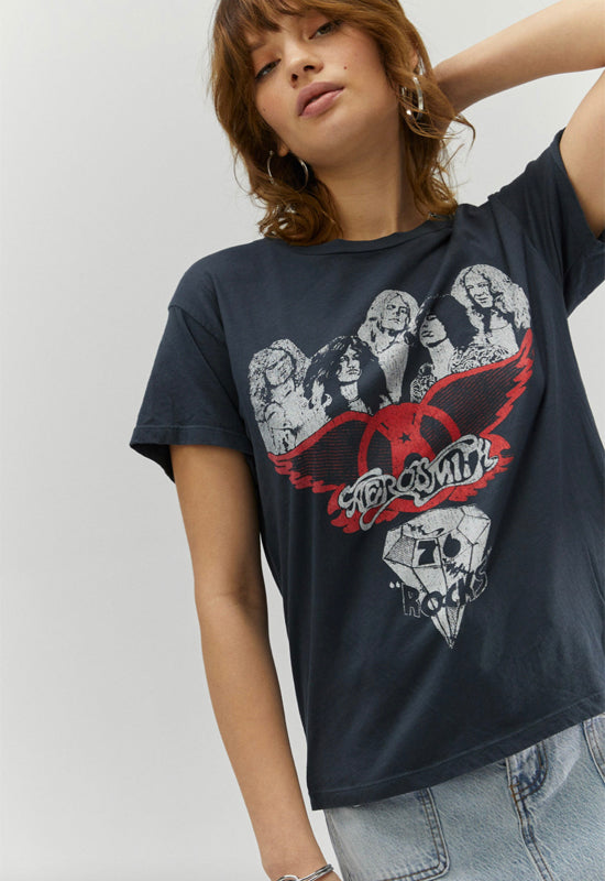 Daydreamer - Aerosmith Rocks Solo Tee Vintage Black