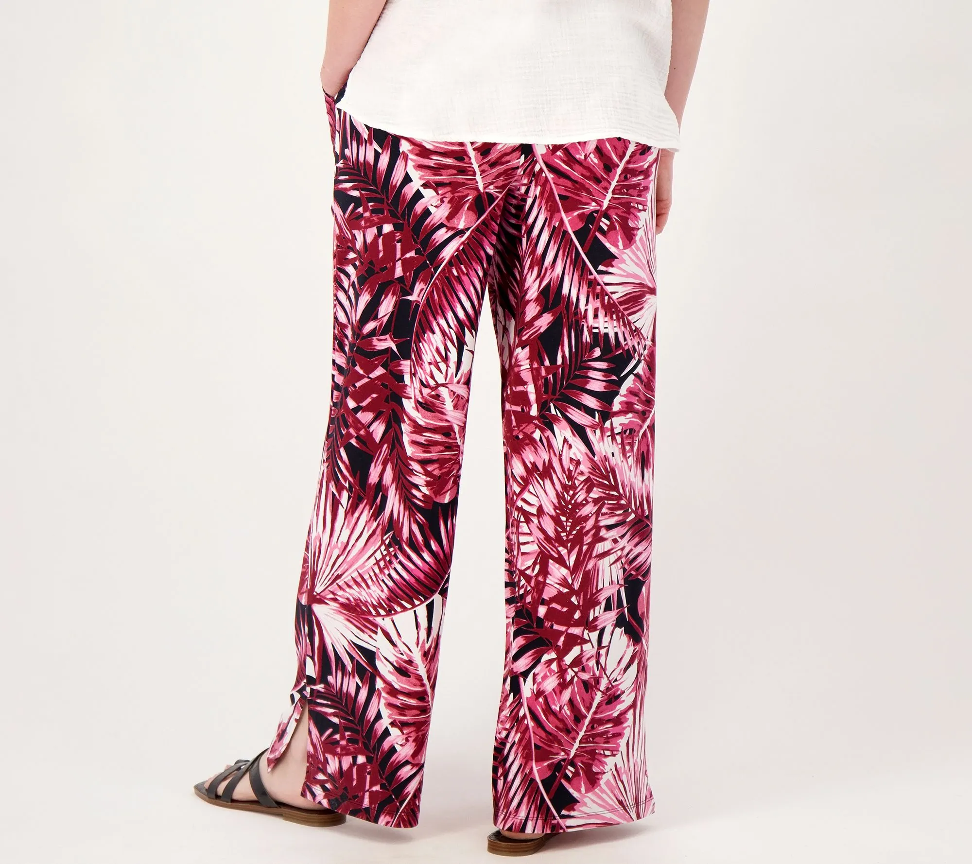 Denim & Co. Regular Beach "Best Of" Printed Jersey Pants