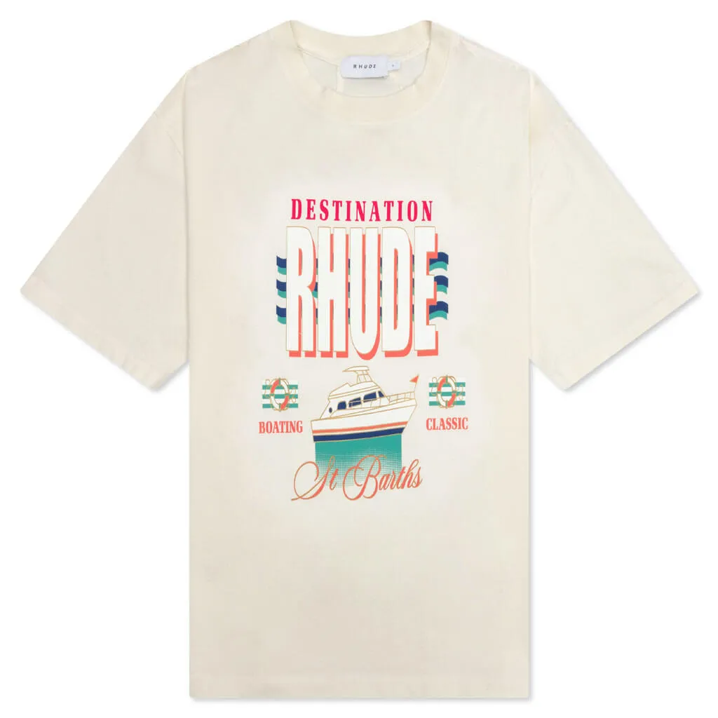 Destination Tee - Vintage White