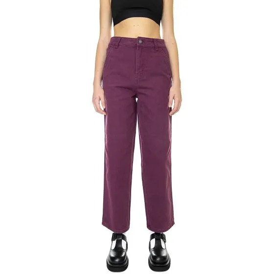 Dickies Womens Dickies Dc Pant Grape Wine Denim Jeans Pants