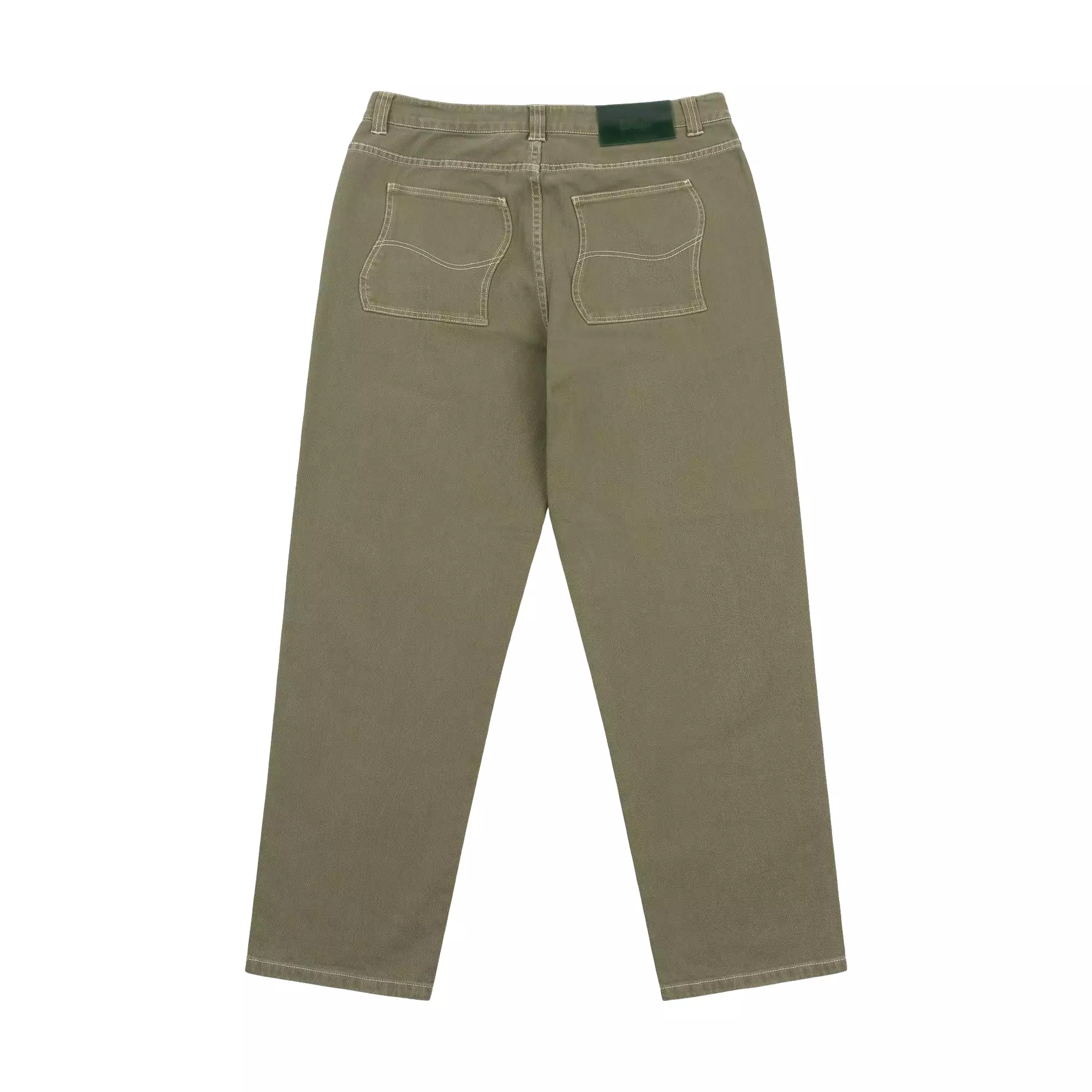 Dime Relaxed Denim Pants Green Washed