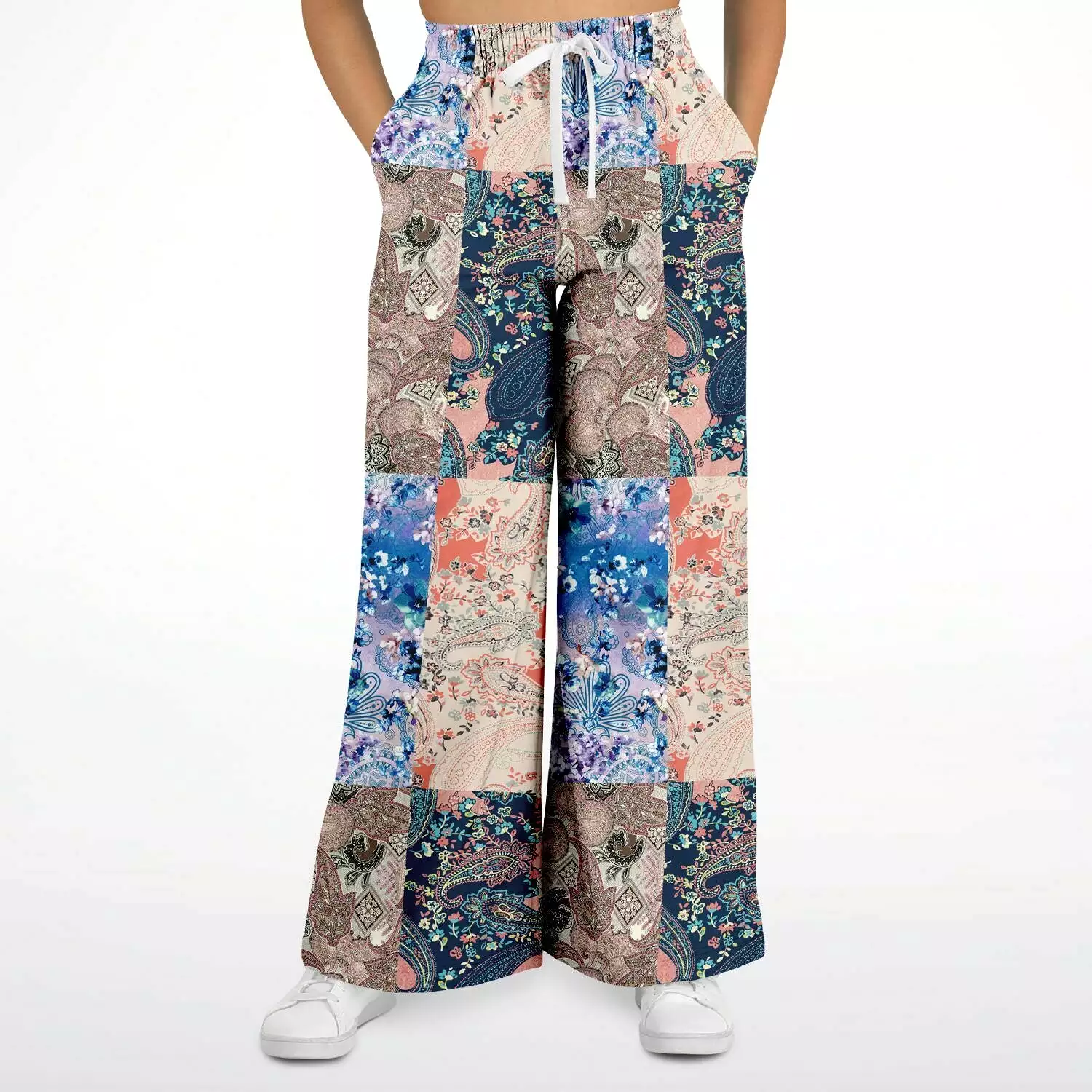 Dolores Park SW Patchwork Stretchy Phat Bellbottoms