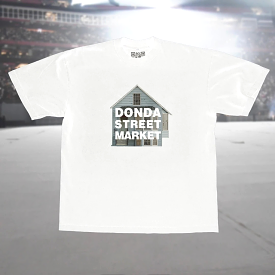 Donda Street Market Tee White (M)