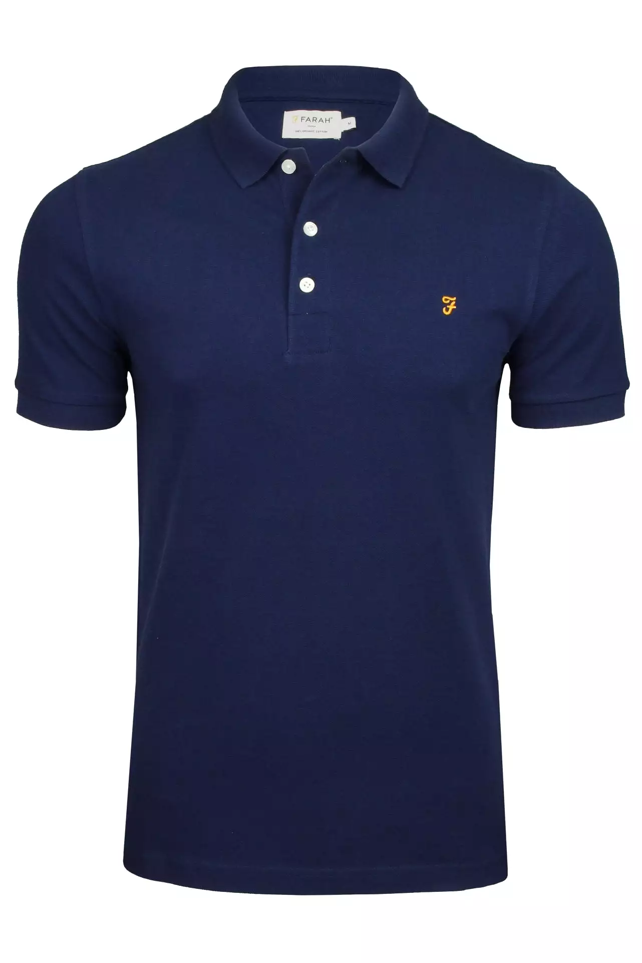 Farah Mens 'Blanes' Pique Polo T-Shirt - Short Sleeved