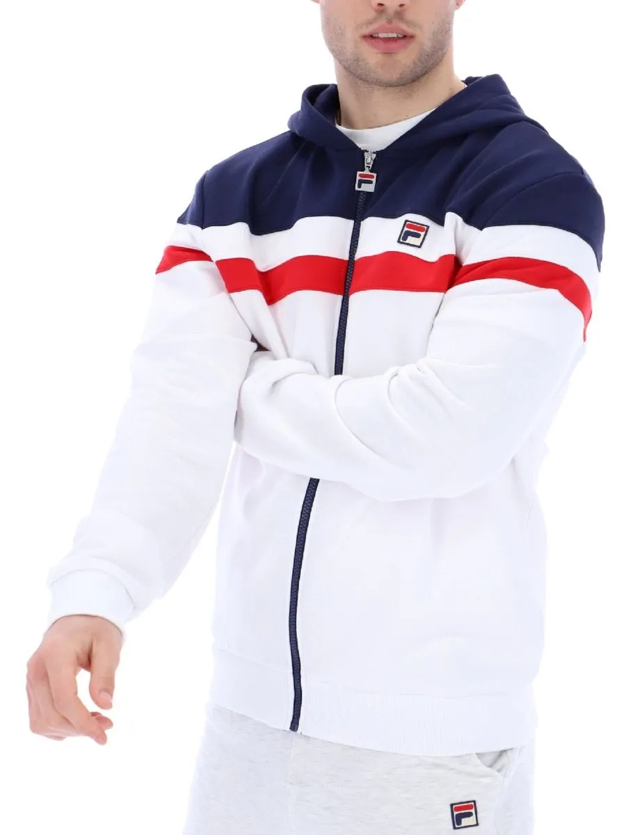 Fila Arlo Hooded Jacket White/Navy