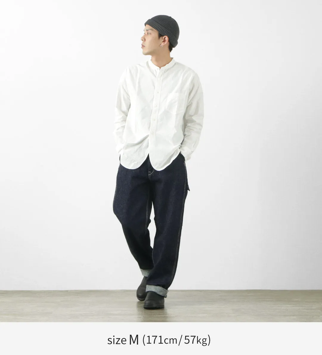 FOB FACTORY（FOBファクトリー） F0509 ヘンプ デニム ペインターパンツ / サスティナブル / ワーク / ワイド / メンズ / 日本製 / HEMP DENIM PAINTER PANTS