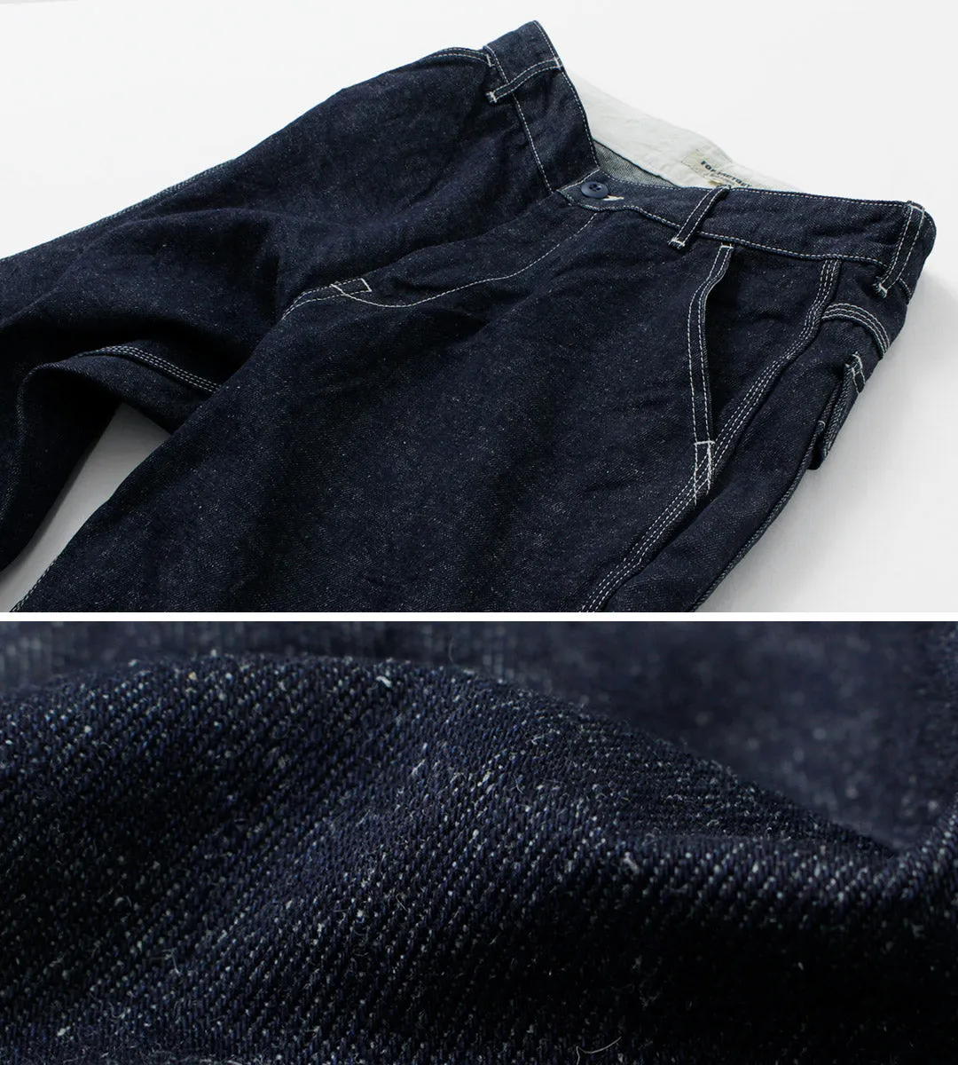 FOB FACTORY（FOBファクトリー） F0509 ヘンプ デニム ペインターパンツ / サスティナブル / ワーク / ワイド / メンズ / 日本製 / HEMP DENIM PAINTER PANTS