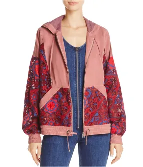 Free People Womens Magpie Lace Hoodie Jacket