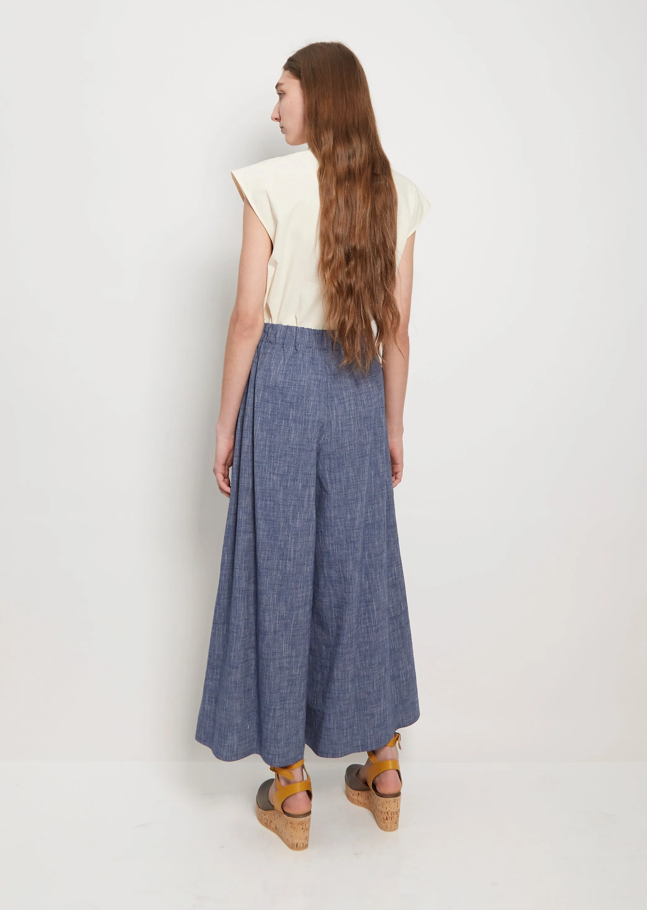 Gaucho Denim Pants