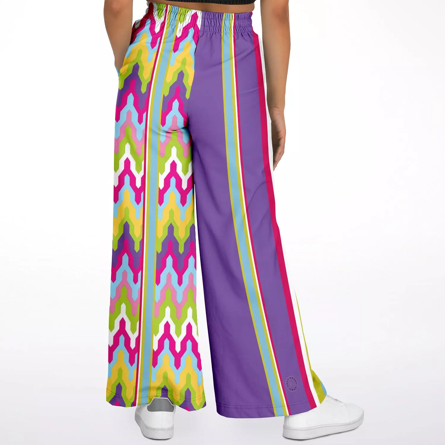 Groovy Purple Calypso Stretchy Phat Bellbottoms