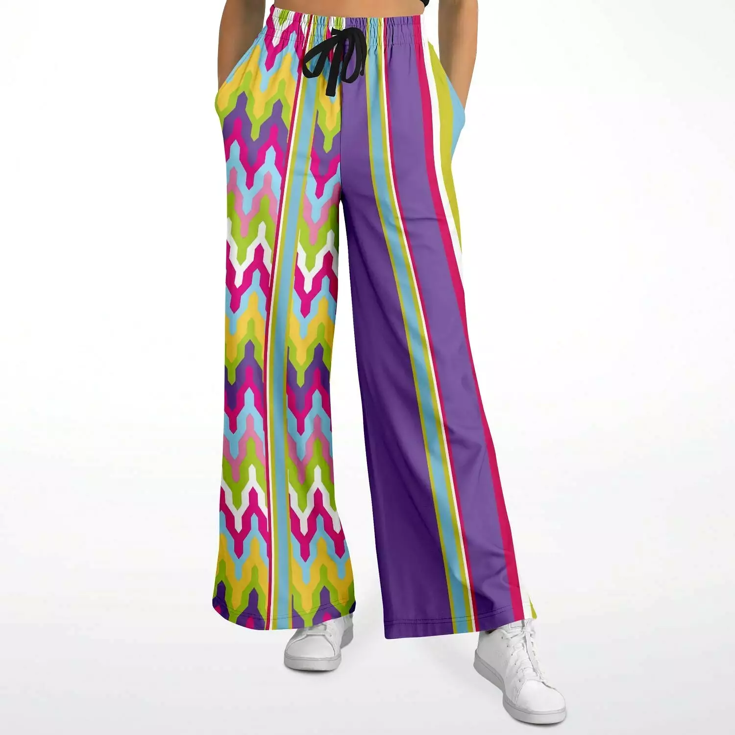 Groovy Purple Calypso Stretchy Phat Bellbottoms