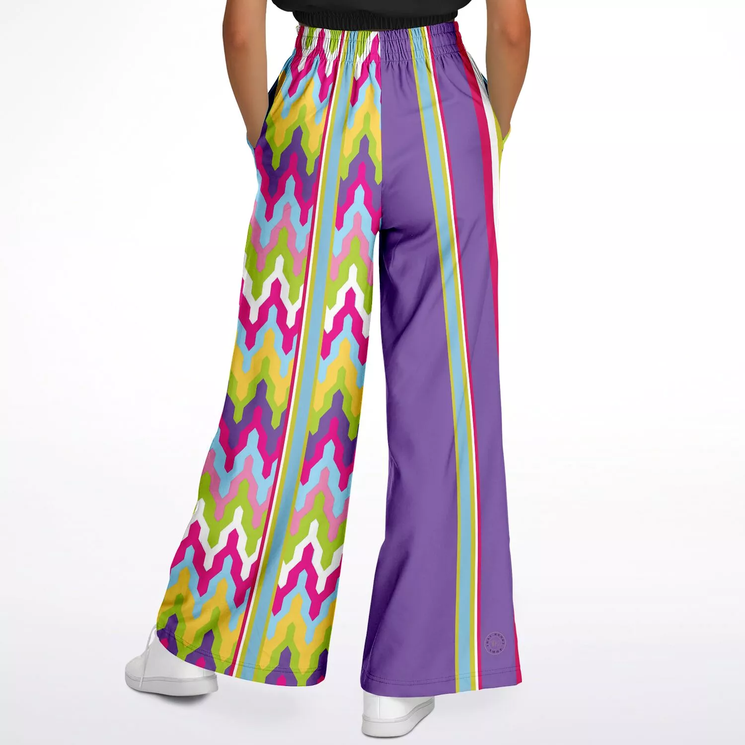 Groovy Purple Calypso Stretchy Phat Bellbottoms