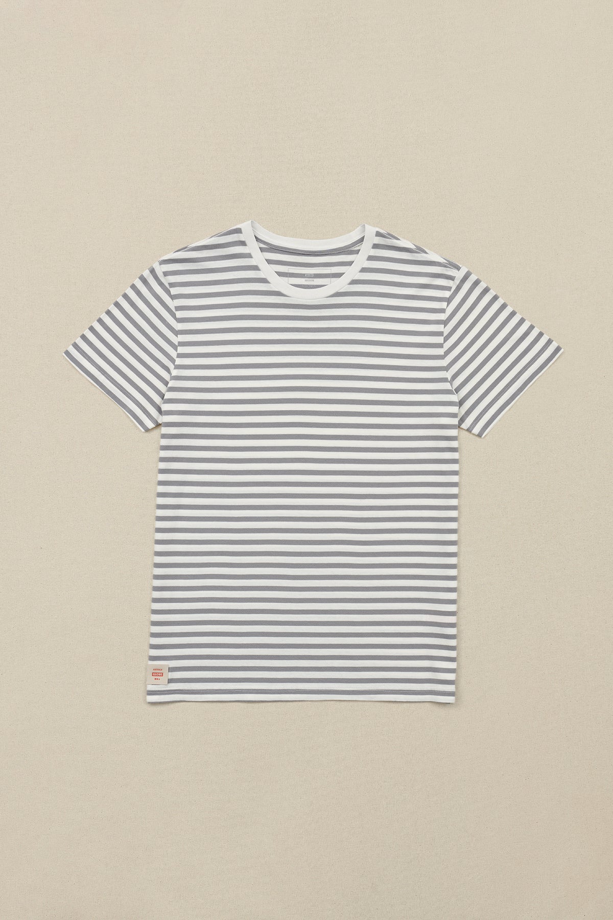 Horizon Striped Tee - White