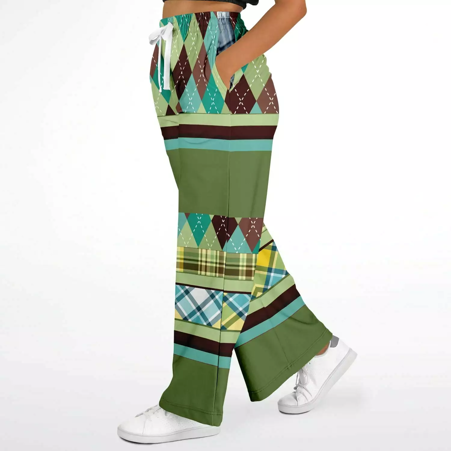 Hypnotic Zen Eco-Poly Stretchy Phat Bellbottoms