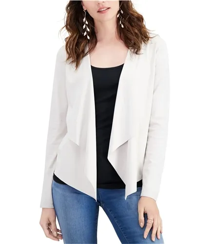 I-N-C Womens Moleskin Cardigan Sweater