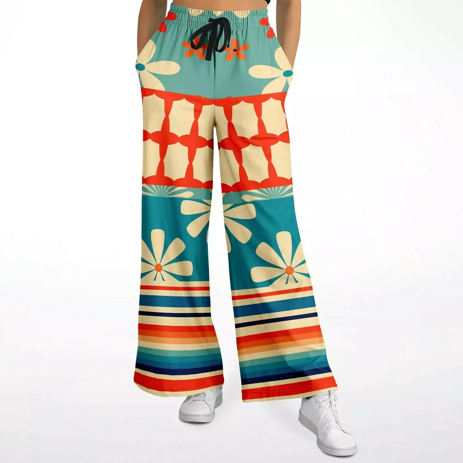 Ima Wallflower Eco-Poly Stretchy Phat Bellbottoms